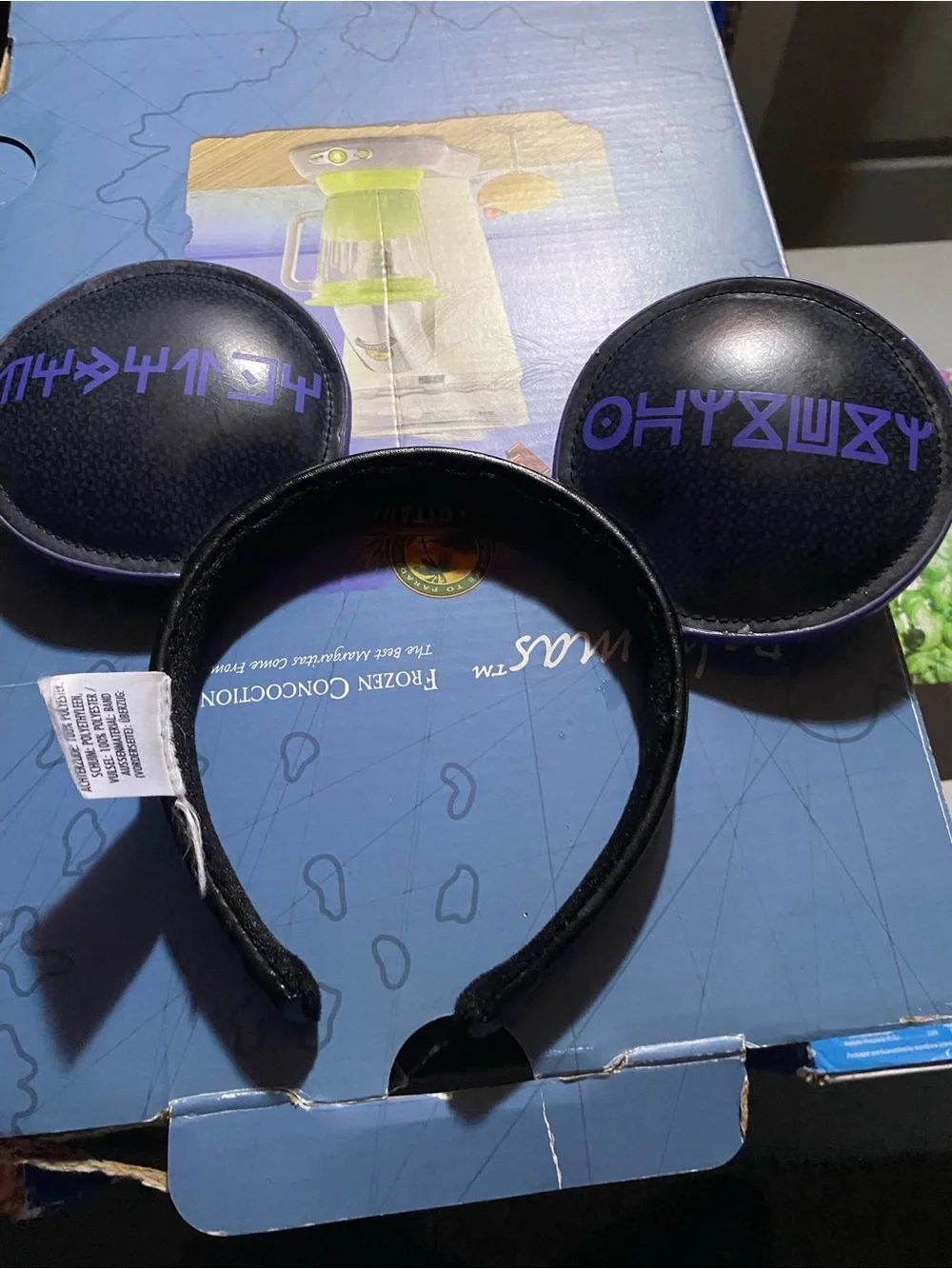 Not shipping Disney Black and Purple Kids Mouse Ear Headband
